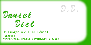 daniel diel business card